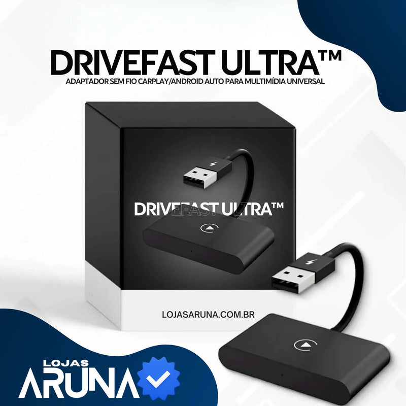 Adaptador Sem fio CarPlay/Android Auto para Multimídia Universal - DriveFast Ultra™ [DESCONTO EXCLUSIVO] lojasaruna