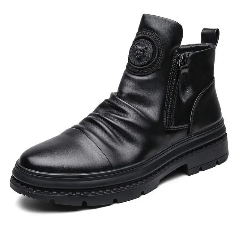 Bota Masculina de Couro Legítimo - Comfort Brutori lojasaruna