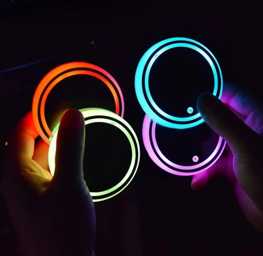 COMPRE 1 E LEVE 2 - CupHolder com Led - Porta Copos Personalizado (PRODUTO PREMIUM) lojasaruna