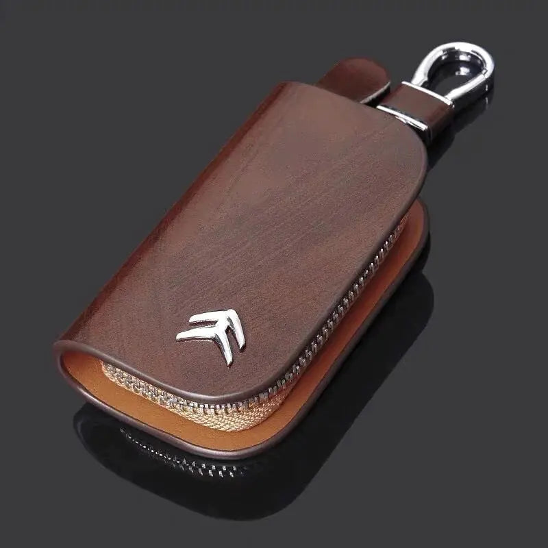Capa de Chave Automotiva Artesenal em Couro - VeluxKey™ lojasaruna