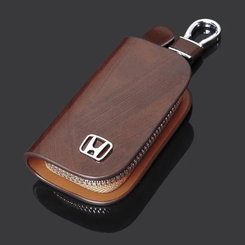 Capa de Chave Automotiva Artesenal em Couro - VeluxKey™ lojasaruna