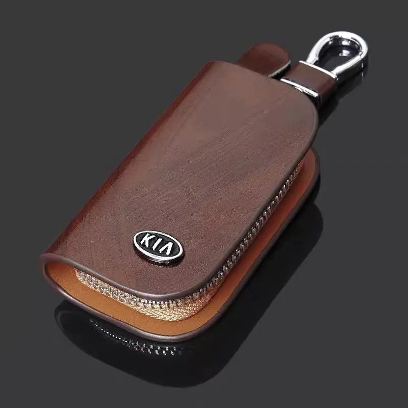 Capa de Chave Automotiva Artesenal em Couro - VeluxKey™ lojasaruna