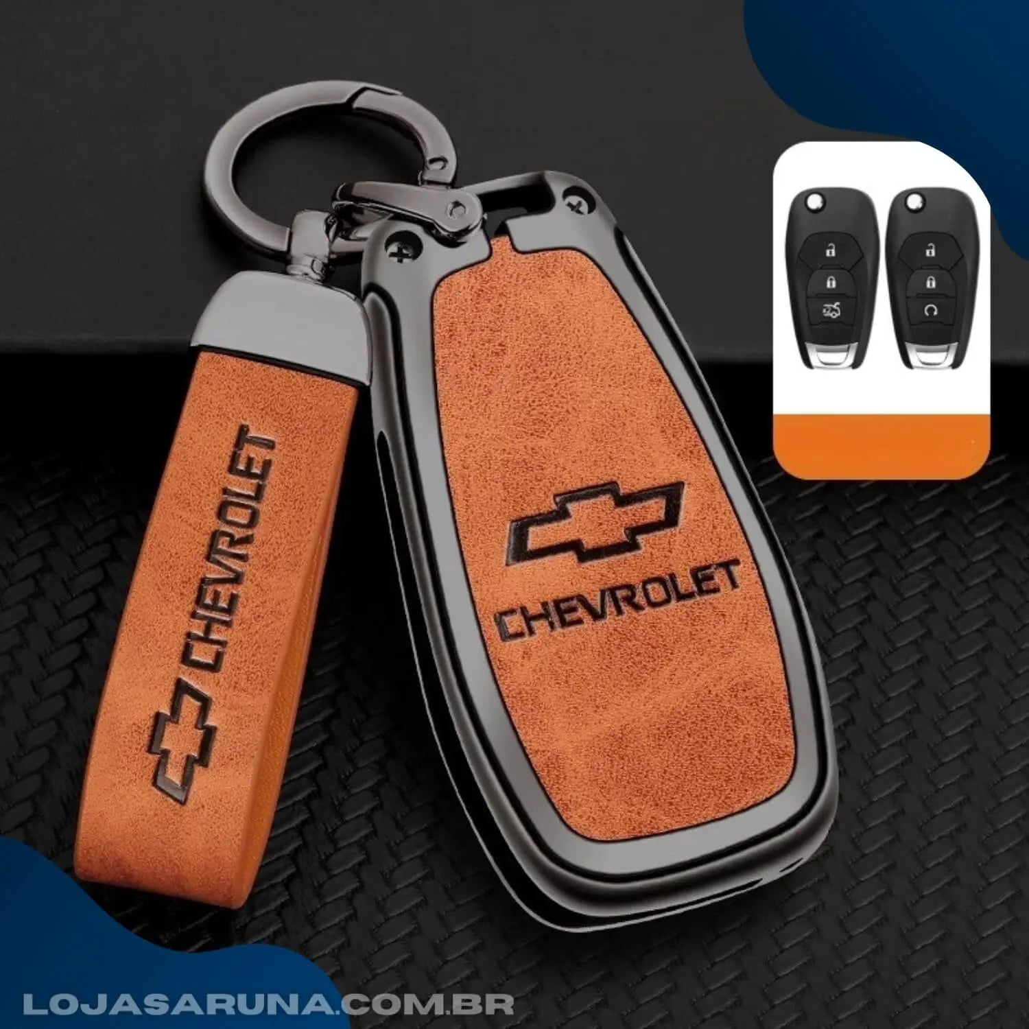 Capa de chave Chevrolet - Exclusivo (Queima de estoque) lojasaruna