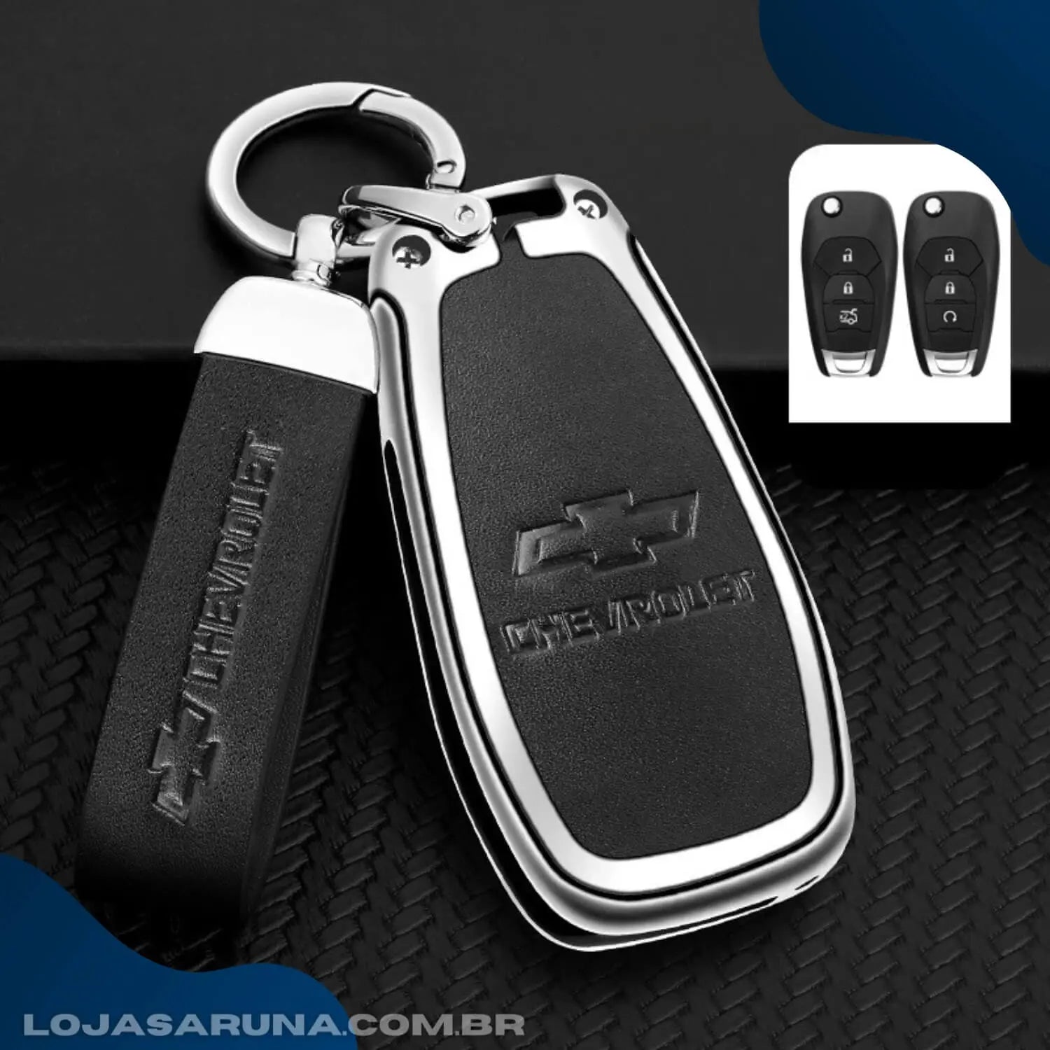 Capa de chave Chevrolet - Exclusivo (Queima de estoque) lojasaruna
