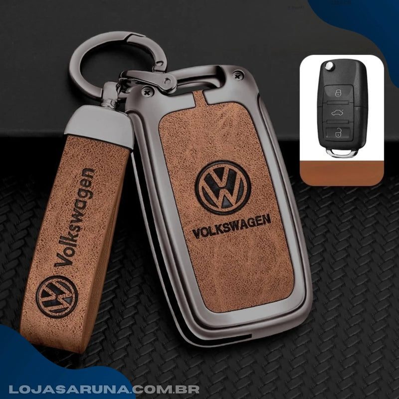 Capa de chave Volkswagen - Exclusivo (Queima de Estoque) lojasaruna