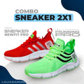 Combo 2x1 SNEAKERS PRO | TÊNIS NEWFIT PRO + TÊNIS RUNNING PRO | ENVIO IMEDIATO lojasaruna