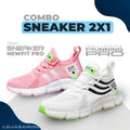 Combo 2x1 SNEAKERS PRO | TÊNIS NEWFIT PRO + TÊNIS RUNNING PRO | ENVIO IMEDIATO lojasaruna