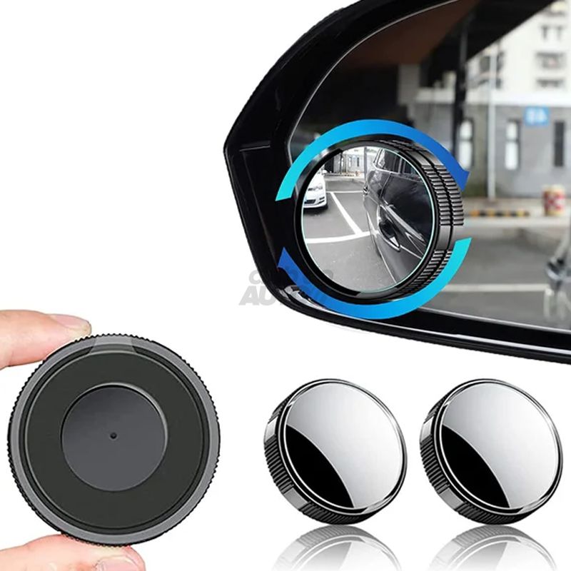 EasyVision™ 2.0 Espelho Convexo Auxiliar para Retrovisor Universal - 2 Pçs lojasaruna
