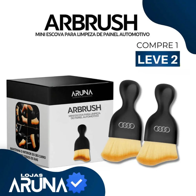 Escova para Limpeza de Interior Automotivo - ArBrush (COMPRE 1 E LEVE 2) lojasaruna