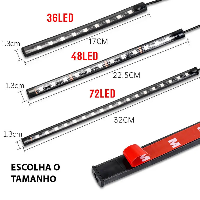 Fita led para Painel CarLed 2.0 + Brinde Exclusivo (PROMOÇÃO DE NATAL) lojasaruna