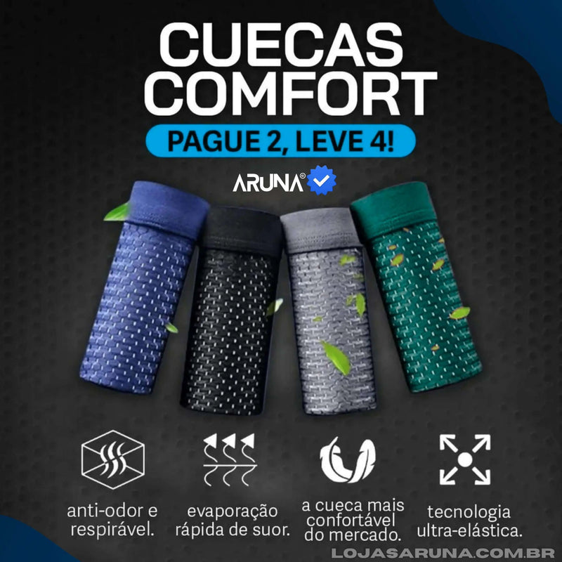 Kit Cuecas Respiráveis ArunaComfort® - ÚLTIMO DIA! lojasaruna