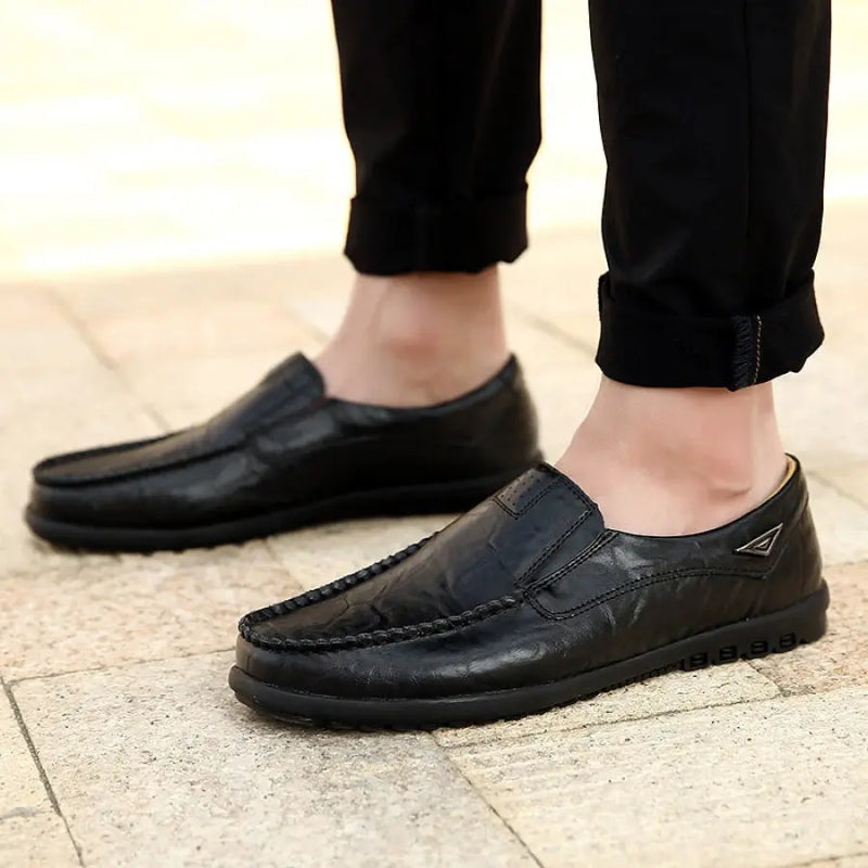 Mocassim Masculino de Couro Legítimo - Luxim lojasaruna