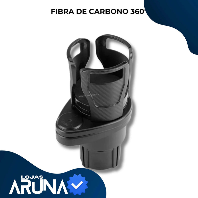 Porta Copos Automotivo 2 EM 1 - ROLDER (BRINDE EXCLUSIVO) lojasaruna