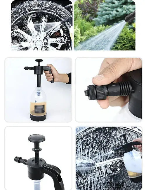 Pulverizador de Espuma Manual para Veículos - AutoClean + Brindes lojasaruna