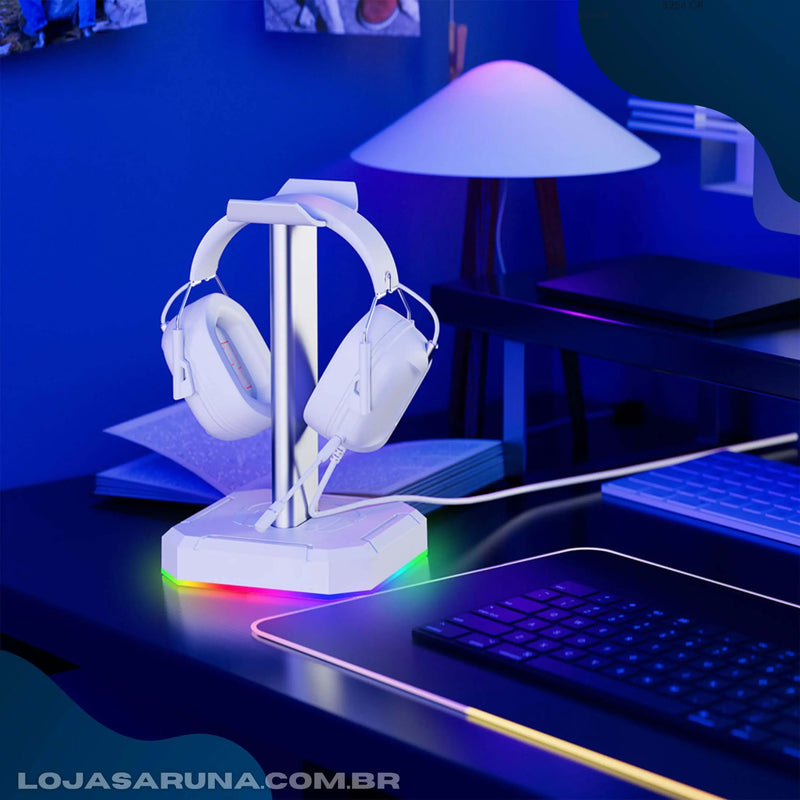 Suporte de headset led - Exclusivo (Últimas Unidades) lojasaruna