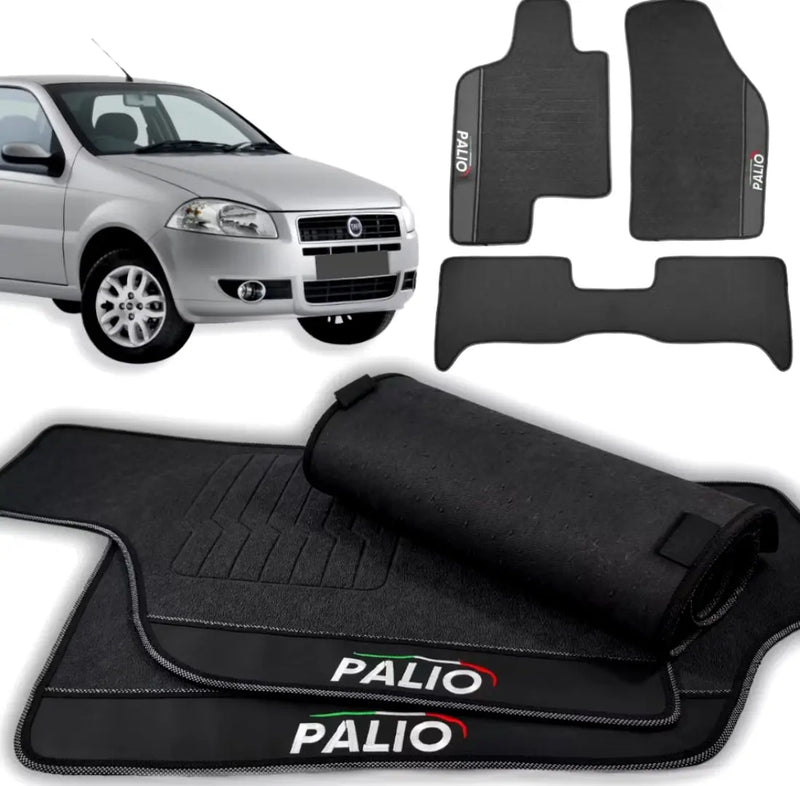 Tapete Borracha Premium CarLux™ Linha Fiat + Brinde (Oferta Exclusiva) lojasaruna