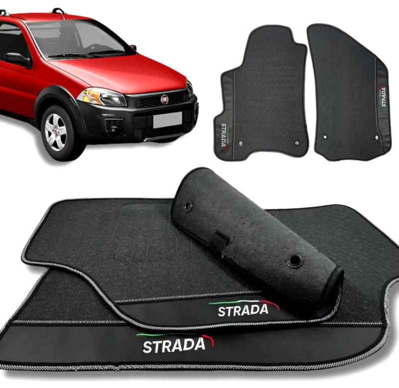 Tapete Borracha Premium CarLux™ Linha Fiat + Brinde (Oferta Exclusiva) lojasaruna