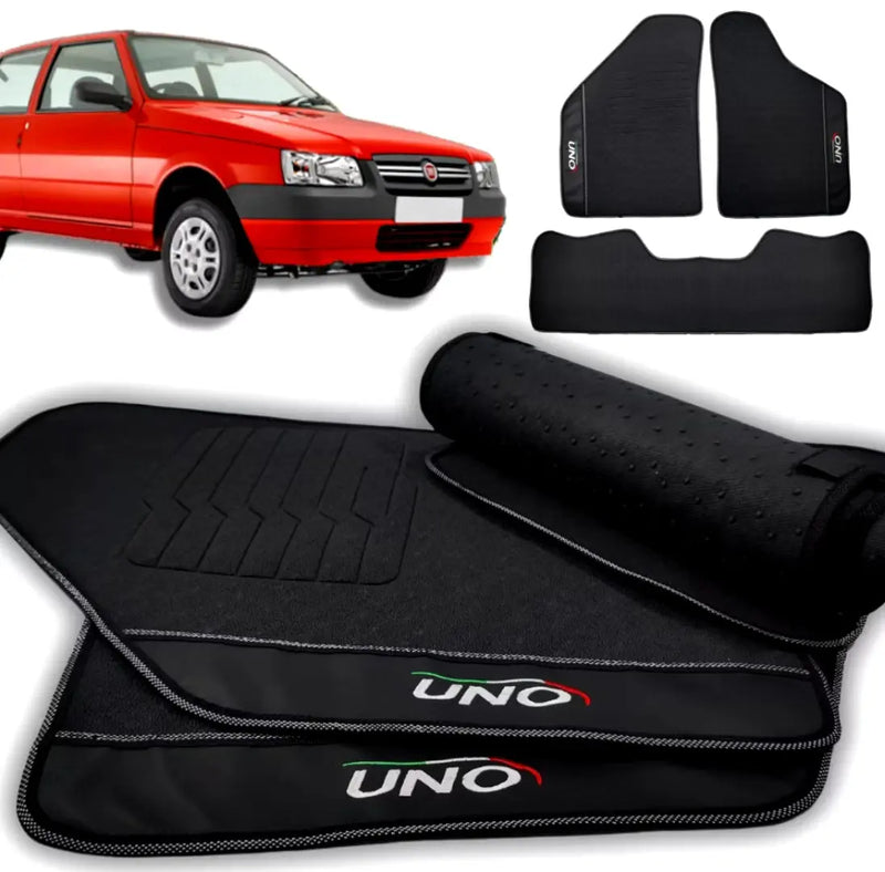 Tapete Borracha Premium CarLux™ Linha Fiat + Brinde (Oferta Exclusiva) lojasaruna