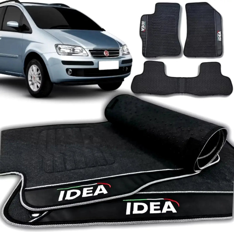 Tapete Borracha Premium CarLux™ Linha Fiat + Brinde (Oferta Exclusiva) lojasaruna