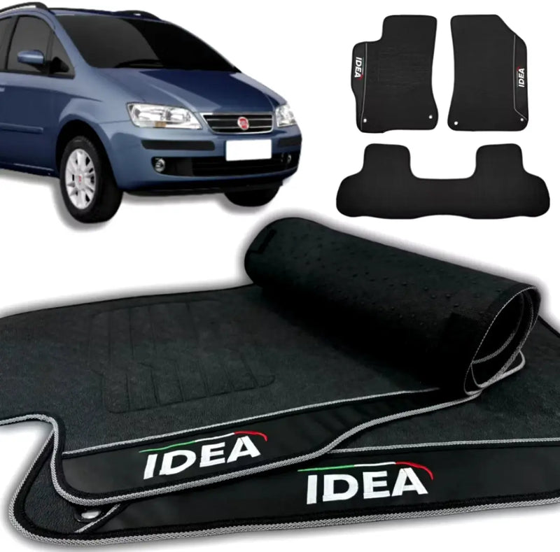 Tapete Borracha Premium CarLux™ Linha Fiat + Brinde (Oferta Exclusiva) lojasaruna