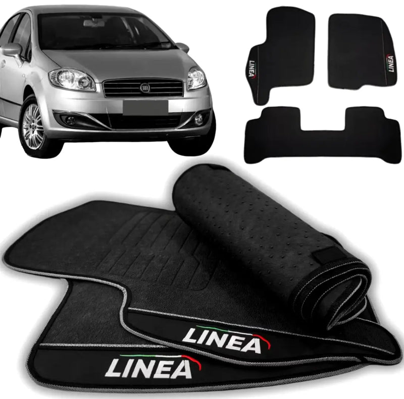 Tapete Borracha Premium CarLux™ Linha Fiat + Brinde (Oferta Exclusiva) lojasaruna