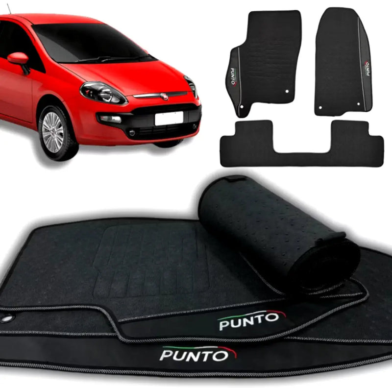 Tapete Borracha Premium CarLux™ Linha Fiat + Brinde (Oferta Exclusiva) lojasaruna