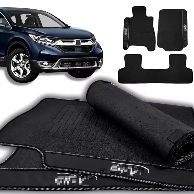 Tapete Borracha Premium CarLux™ Linha Honda + Brinde (Oferta Exclusiva) lojasaruna